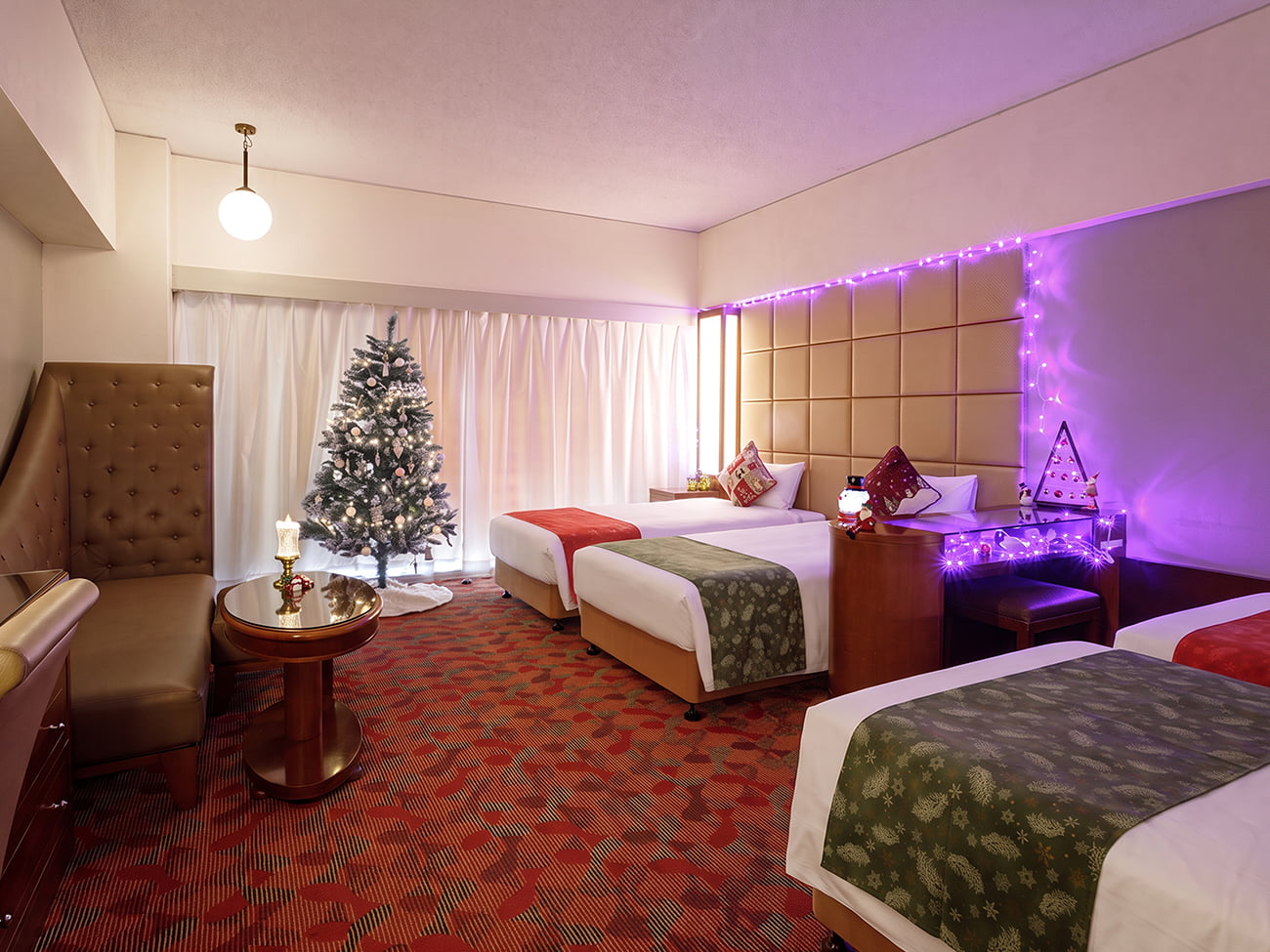 【1日3室限定】クリスマス気分いっぱいのお部屋で楽しむ家族時間☆彡プラン限定特典＆2会場から選べるディナー付き／夕朝食付き