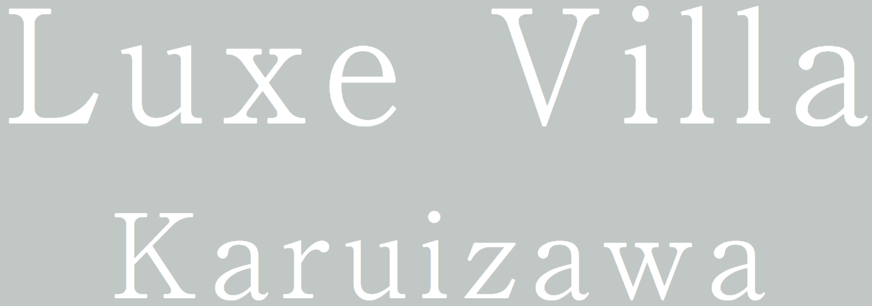 Karuizawa Luxe Villa
